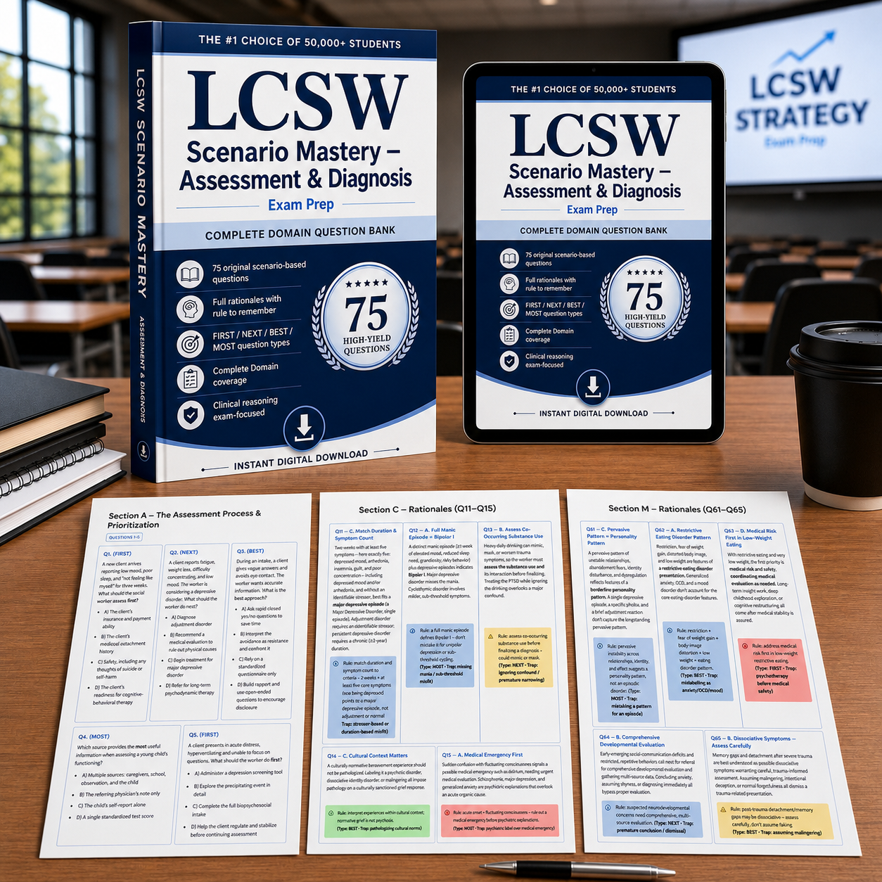 LCSW Scenario Mastery — Assessment & Diagnosis
