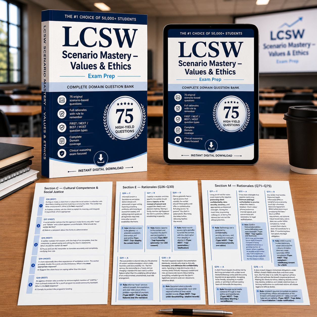 LCSW Scenario Mastery — Values & Ethics
