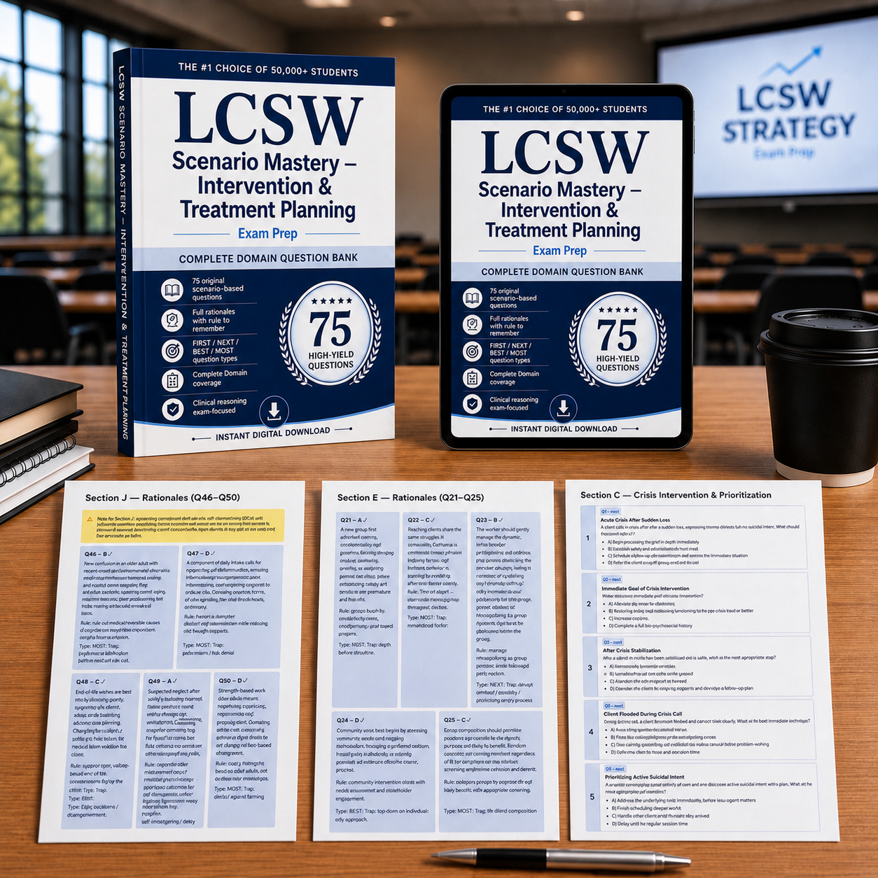 LCSW Scenario Mastery — Intervention & Treatment Planning
