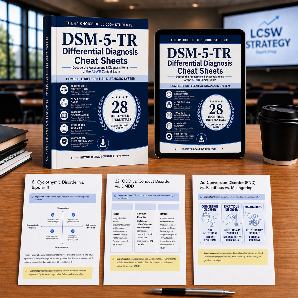 DSM-5-TR Differential Diagnosis Cheat Sheets